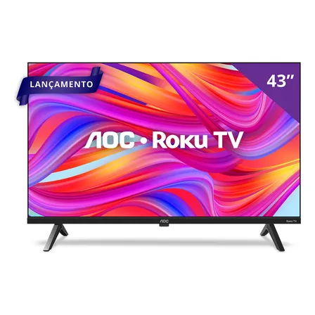 Smart Tv 43  Full Hd Aoc Roku Tv 43s5045/78g Hdmi 1 Usb Wifi