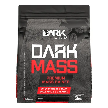 Hipercalórico Dark Mass 3kg Dark Lab Sabor Baunilha