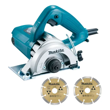 Serra Mármore 4.3/8 1300w C/ 2discos 4100nh3zx2 Makita 127v