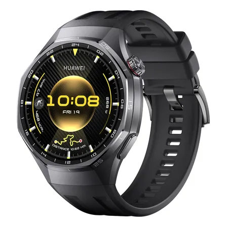 Smartwatch Huawei Watch Gt 6 Pro 46mm Bateria Com Autonomia De Até 21 Dias Mais De 100 Modos Esportivos Corrida De... Prateado-escuro Prateado-escuro
