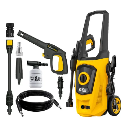 Lavadora De Alta Pressão The Black Tools Tblv175 1750psi Potência De 1500w Amarelo 127v 50 Hz/60 Hz