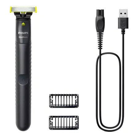 Aparador De Pelos Philips Oneblade Qp1424/10, Preto