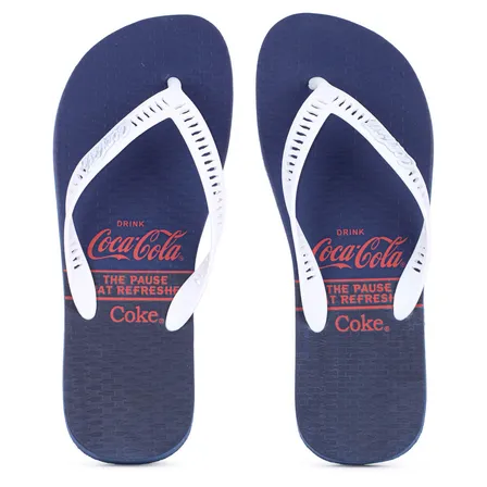 Chinelo Sandalia Coca Cola Masculino Branco Praia - Original