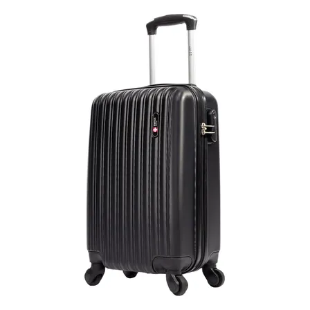 Mala De Viagem Bordo Pequena 10kg Londres Swiss Move Preto