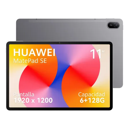 Tablet Huawei Matepad Se 11 6+128gb Tela Huawei Fullview De 11  Para Conforto Visual Superbateria De 7700 Mah 225w Câmera Traseira 8 Mpcâmera Frontal 5 Mp Cinza Nebula