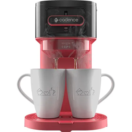 Cafeteira Elétrica Cadence Single Up Caf230 Preto E Vermelho 127v