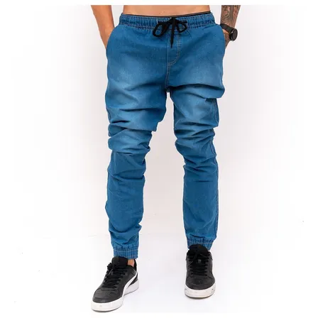 Calça Jogger Masculina Skinny Camufladas Ou Preta C Elastico