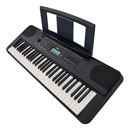 Teclado Arranjador Yamaha Psr E360b C/fonte Original Pa-130 127/220v Nogueira-escuro