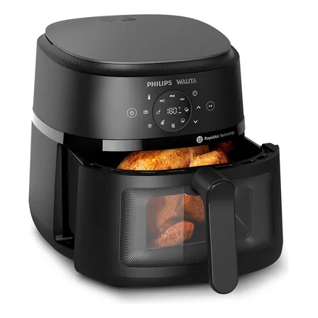 Fritadeira Airfryer Digital Philips Walita Na230 Preto 127v