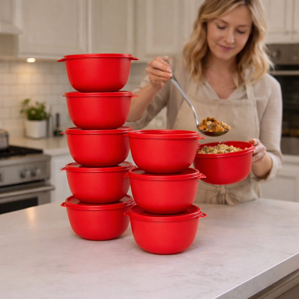 KIT POTES HERMETICOS COZINHA 10 POTE REDONDOS BOLL 500ML