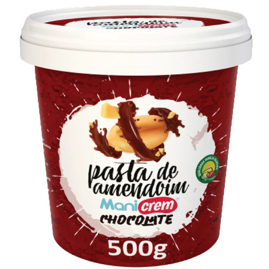 Creme Pasta De Amendoim Deliciosos Sabores Manicrem 500g