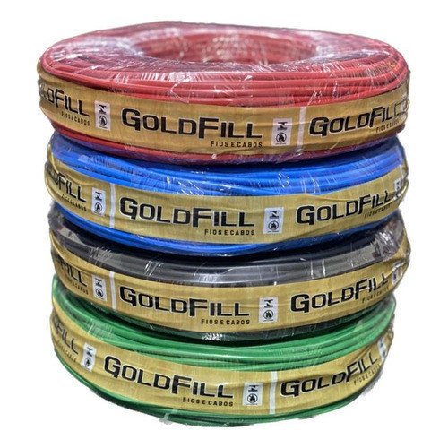 100m Fio 2,5mm 100m Flexivel Eletrico  Antichamas Cabo Flexivel 2,5mm