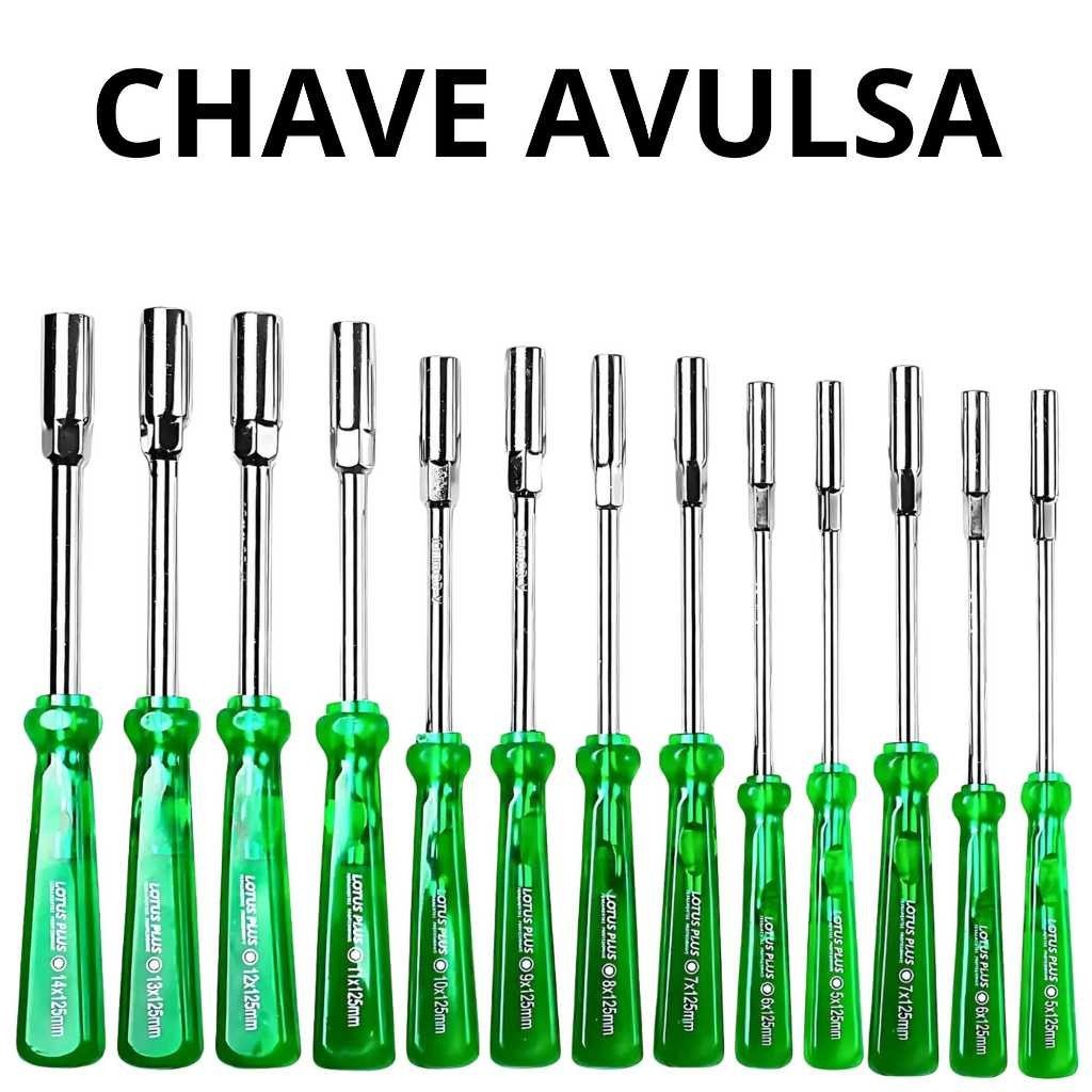 Chave Canhão Avulsa 5 a 14mm 3/16 á 7/16 Polegadas Lotus Aço Cromo Vanádio Ferramenta Manual