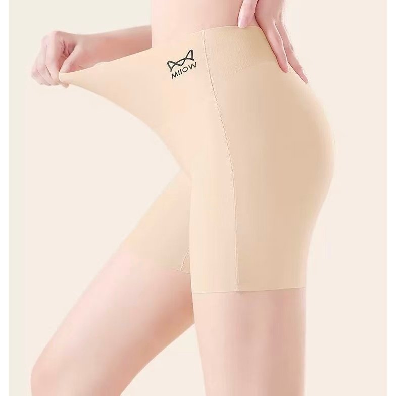 Shorts modeladores sem costura com forro de microfibra