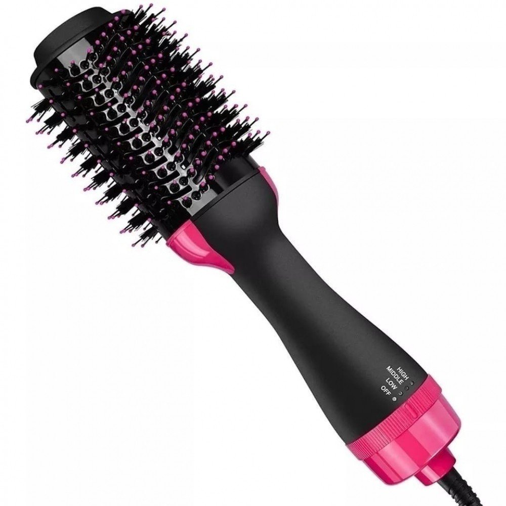 Escova Secadora Alisador Elétrica Quente Cabelo Com 3 Em1 Hair Styler APENAS 110V