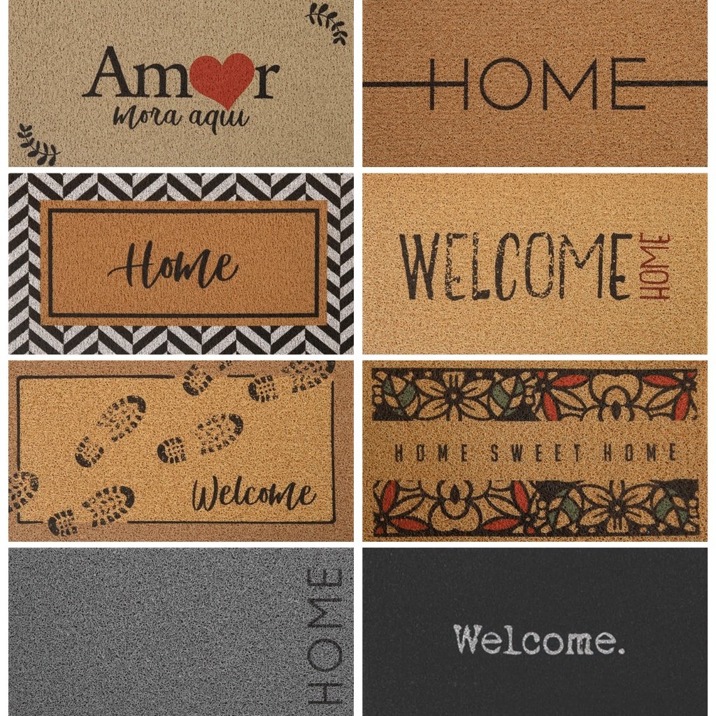 Tapete Porta Entrada Casa Capacho Vinil Terral Kapazi