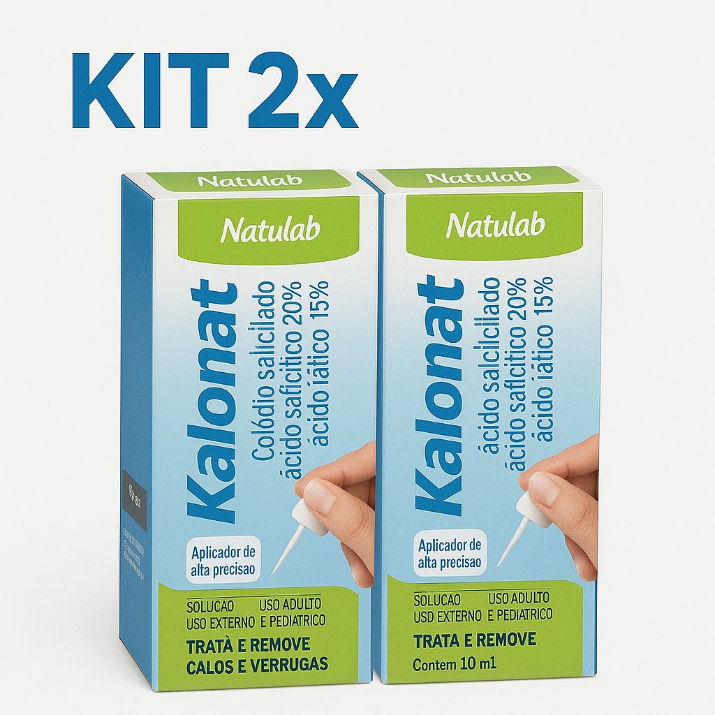 KIT 2X KALONAT CALOS E VERRUGAS 10 ML
