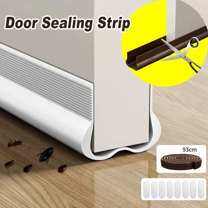 PVC Flexível Sob A Tampa De Tira De Vedação Da Porta Parte Inferior Anti-Frio