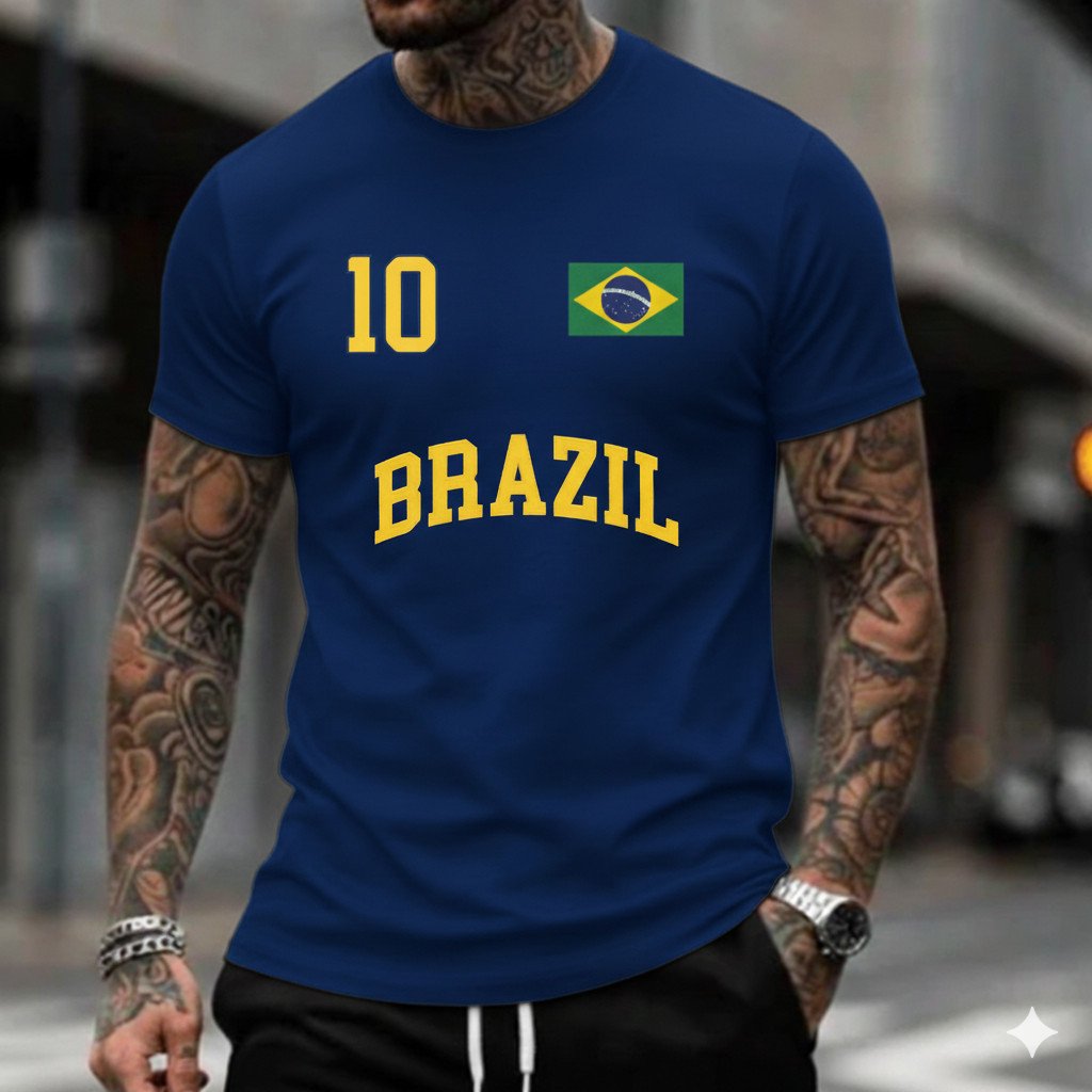 CAMISETA MASCULINA COPA BRAZIL