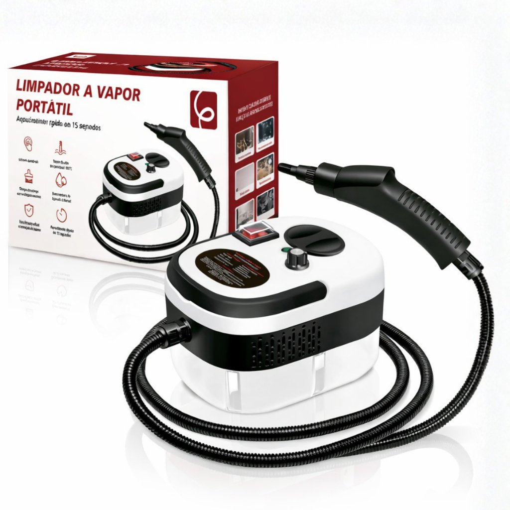 Eps-2809 Limpador a Vapor Pressurizado 1,2L Alta Temperatura Profissional Multiuso