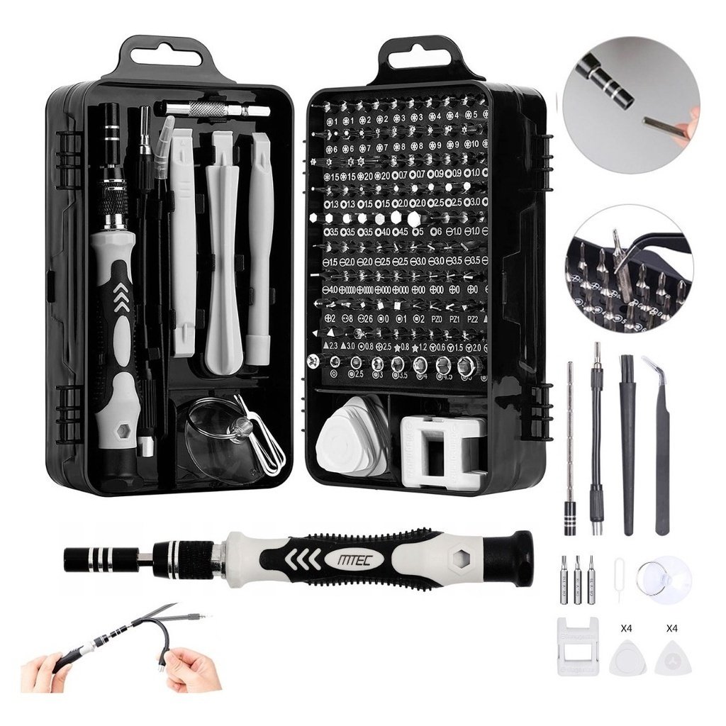 Kit Ferramentas 115 Peças Jogo Mini Chaves Precisão Multiuso Celular Notebook Tablet