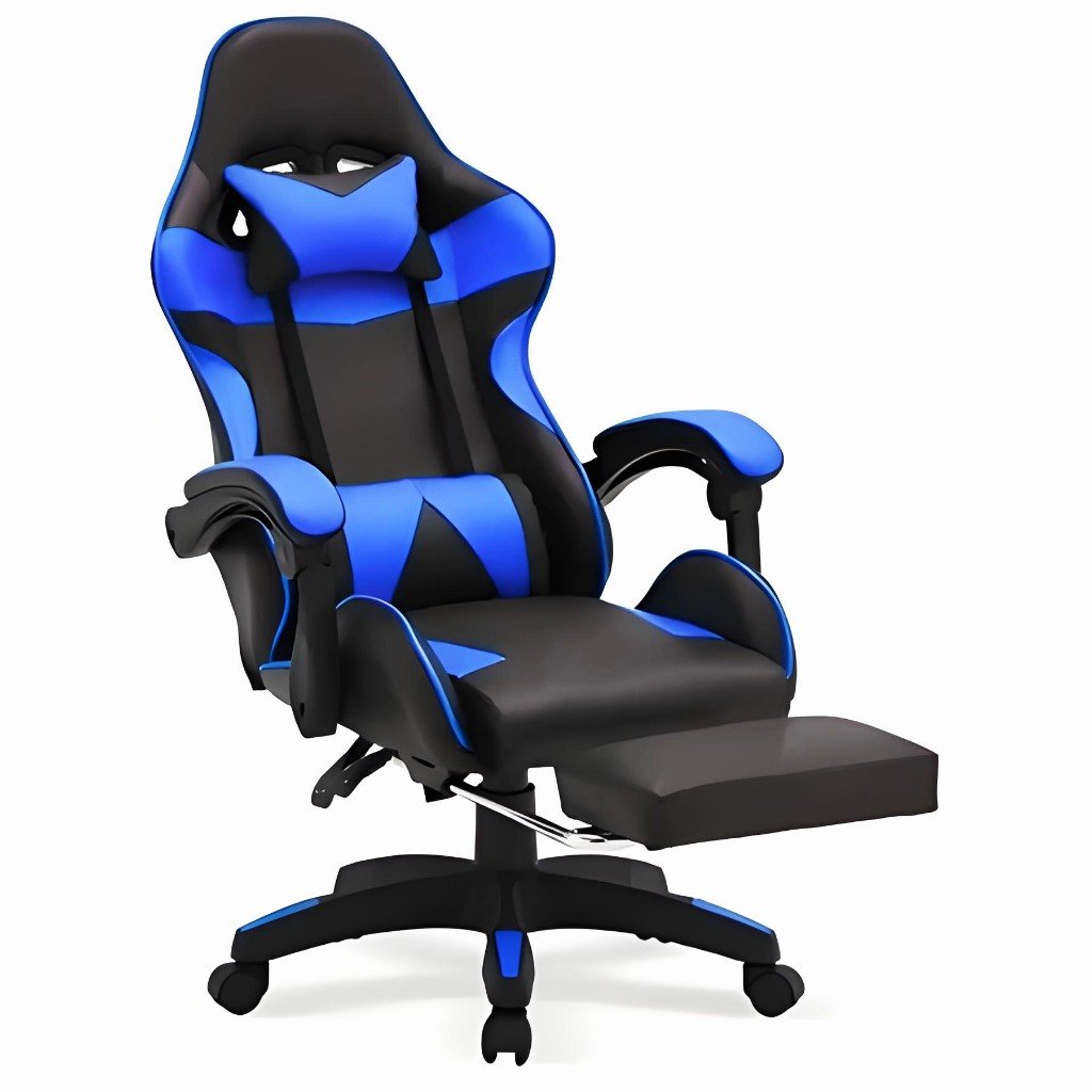 Cadeira de jogo profissional Ergonomia Altura ajustável Cadeira de esportes eletrônicos F19
