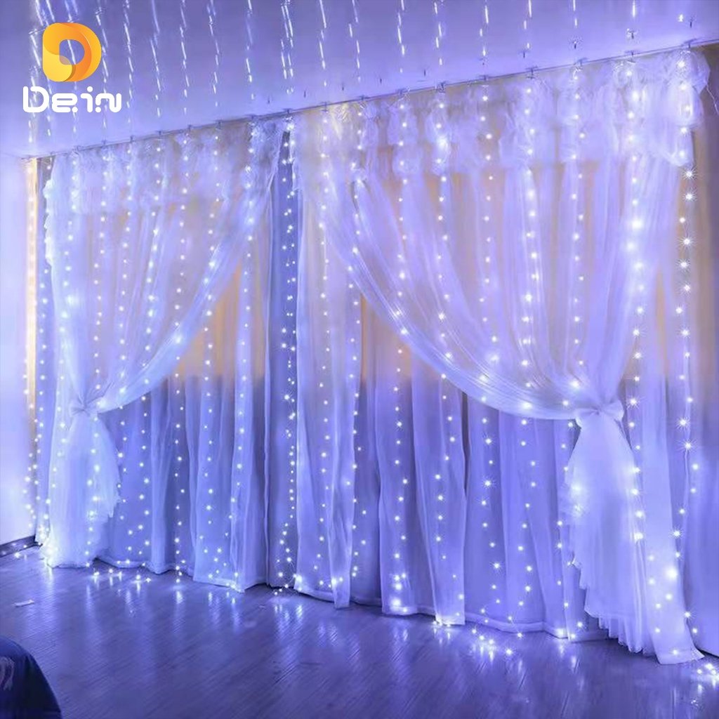 Cortina 300 Leds Branca 3x3 Metros Festa/ Casamento Eventos/Natal